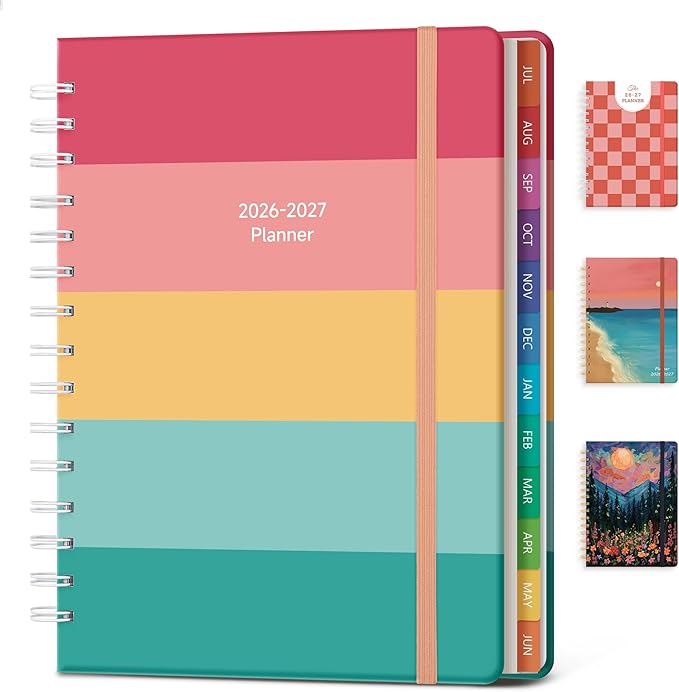 Planner 2026-2027 Weekly & Monthly Academic Planner, 6" x 8.3"