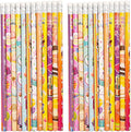 24pcs Birthday Pencils with Eraser Wood Pencils Bulk Classroom Prizes, Home Halloween Birthday (birthday, 24)
