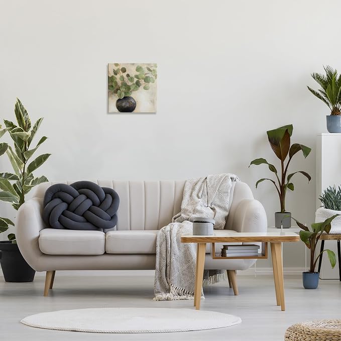Stupell Industries Green Potted Eucalyptus, 17 x 17 Inch Canvas Wall Art | Stupell Industries · By Lanie Loreth · Ready to hang · High quality inks · Made in USA