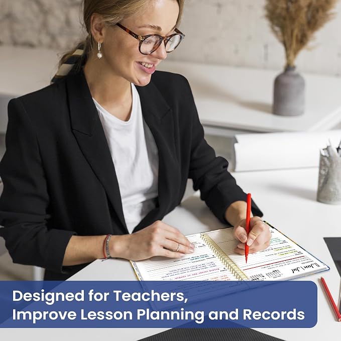 Taja Planner 2026-2027, Jul 2026-Jun 2027 Monthly & Weekly Calendar Planner | 8.5" x 11", Hardcover Academic Calendar, Teacher Student Agenda Book with Tabs, School Office Supplies, Midnight Stroll