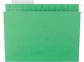 Smead TUFF Hanging File Folder with Easy Slide Tab, 1/3-Cut Sliding Tab, Letter Size, Green, 18 per Box (64042, Rod Color May Vary)