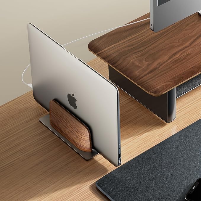 UPERGO Desktop Vertical Laptop Stand and Headphone Stand