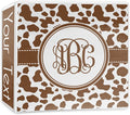Personalized Cow Print 3-Ring Binder - 3 inch