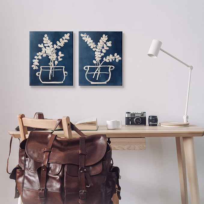Stupell Industries Contemporary Herbs, 16 x 20 Inch Canvas Wall Art Set | Stupell Industries · By June Erica Vess · Ready to hang · Fresh botanical still life · Made in USA