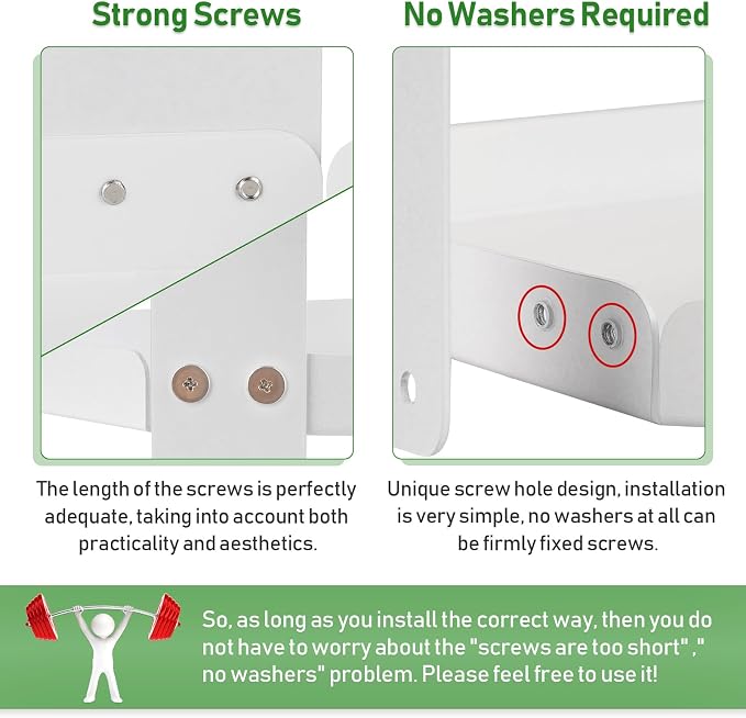 Office Cubicle Shelf, Double Layer Cubicle Storage with Adjustable Hooks | Shelf Organizer Accessories, Height Adjustable 11in Large Hanging Corner Shelf for Plant, Book, Photo Frames, Tissue, White