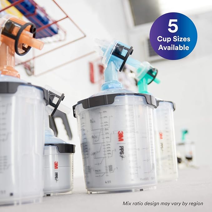 3M PPS 2.0 Paint Spray Gun System Refill Kit with Lids and Liners, 26028