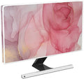 Baocicco Abstract Waterproof Television Cover with Pink Marble Design 55 Inch Full Body Cover for TV Screen Weatherproof Dust-Proof TV Screen Covers Sleeve Compatible with LED OLED Desktop