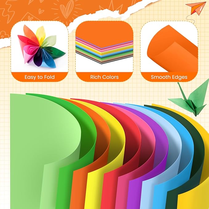 40 Sheets Red Card Stock, 180gsm/65lb Cardstock Paper 8.5" x 11", Bulk Craft Paper for Printing, Crafting, Scrapbooking, Party Decorations