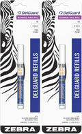 Zebra Delguard #2 Mechanical Pencil Lead Refill, 0.5 Mm, Hb, Black, 12/tube (Pack of 2)