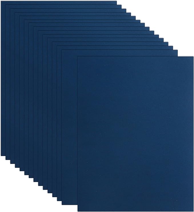 Guakicae 32 Sheets Navy Blue Cardstock 8.5 x 11 Craft Paper 80lb | Heavyweight Paper Card Stock for DIY Card Making, Wedding Invitations, Thanksgiving Cards, menus