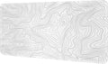 White Topographic Mouse Pad XL 11.8x31.5inch Large Gaming Mouse Mat Laptop Desk Mat,Game Mousepad Non-Slip Rubber Base Gamer PC Computer Pad Long Desk Keyboard Pad Office&Home