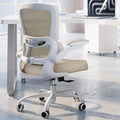 TRALT Office Chair Ergonomic Desk Chair - Gaming Chair with Lumbar Support | 330 LBS Home Office Desk Chairs with Headrest, Reading Chair with Flip-up Armrests, Comfortable Computer Chairs (1, Greige)