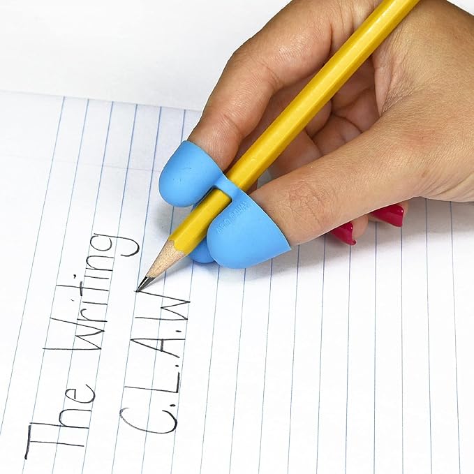 The Pencil Grip Writing Claw, Large Size Grips, Blue and Red Grips, Set of 12 - TPG-21312