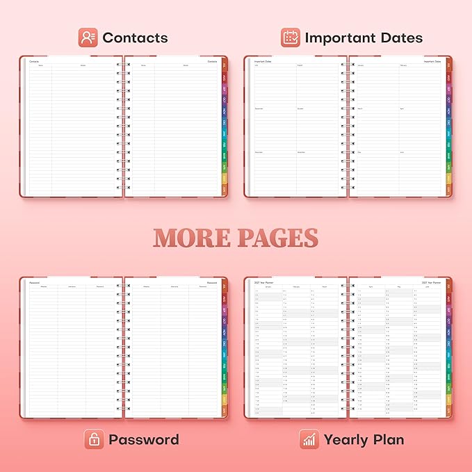 Planner 2026-2027 Weekly & Monthly Academic Planner, 6" x 8.3"