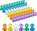 60PCS Colorful Strong Magnetic Push Pin Magnets, 6 Assorted Color for Office, Classroom, Kitchen Home and School, Map Magnets, Whiteboard Magnet