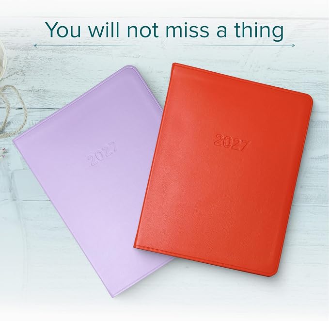 Harbor Weekly Journal Notebook Planner 2027 Cambridge Red