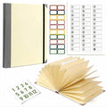 GANGZI The Life Book Document Organizer Binder | Binder with Guided Labels, Acid-Free File Folder Organizer,Document Holder for Home Records, Legal and Medical Papers (Beige)