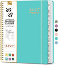 Taja Planner 2026-2027, 8.5" x 11" Calendar Planner, Jul 2026-Jun 2027 | Letter Hardcover Weekly & Monthly Academic Year Planner, Large Planning Agenda With Tabs, School&Office Supplies, Aquamarine