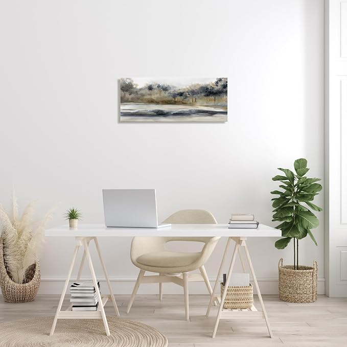 Abstract Nature Grove Landscape, 13 x 30 Inch Canvas Wall Art | Stupell Industries · By Carol Robinson · Ready to hang · Ideal for living room or office · Made in USA