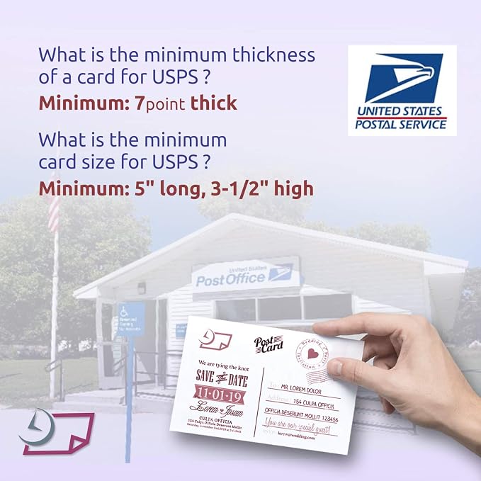 NextDayLabels Laser and Inkjet Printer Postcards, 8.5 x 11, 4 up Per Page | 4.25" x 5.5" Each Card After Perf 250 Sheets / 1000 Cards, White Extra Heavy, Good for Duplex Printing, Coupons, Made in USA