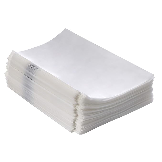 Amazon Basics Heavy Duty Non-Glare Sheet Protector for Documents, 3 Ring Binder, Top Loading, Letter Size, Clear, 500-Pack