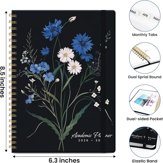 ZOTIA Planner 2026-2027 Weekly & Monthly Calendar Planner Jul 2026-Jun 2027