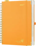 POPRUN 2027 Daily Planner One Page Per Day, Large 8.5" x 12" Calendar Book