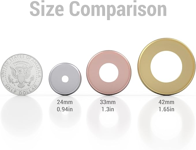 Discagenda Discbound Discs (Silver, 12 Piece 1.3in)