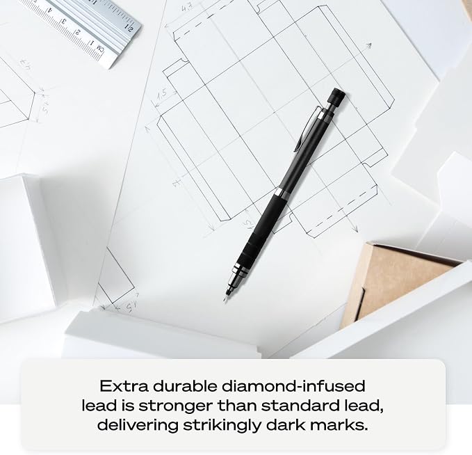 uniball™ Kuru Toga Elite Mechanical Pencil Kit, 0.5mm, HB No. 2, Gun Metal