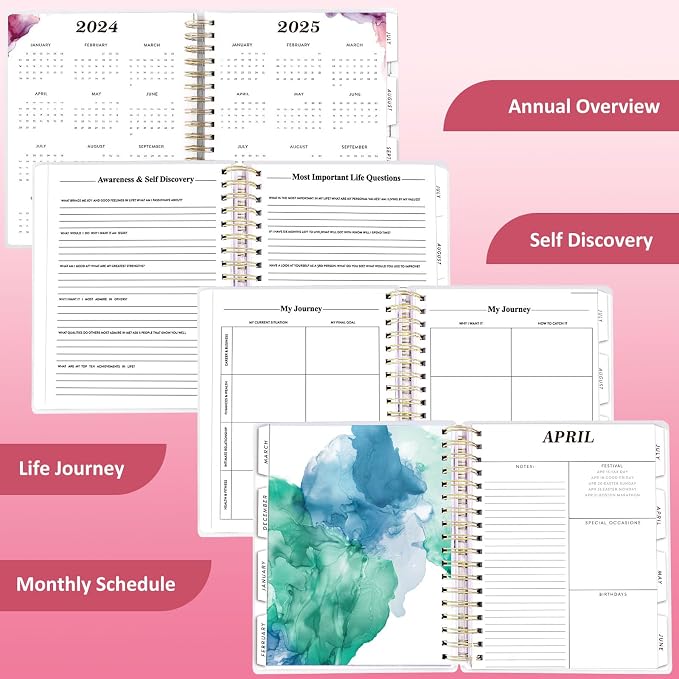 Arundhati Planner 2026-2027, 18 Months Large Daily Weekly Monthly Organizer
