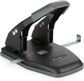 Swingline 2 Hole Punch,28 Sheet Capacity Hole Puncher,Paper Punch,Low Effort Comfort Handle,Alignment Guide,Black (74050),(Pack of 12)