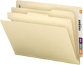 Smead End Tab Classification File Folder, 2 Dividers, 2" Expansion, Letter Size, Manila, 10 per Box (26835)