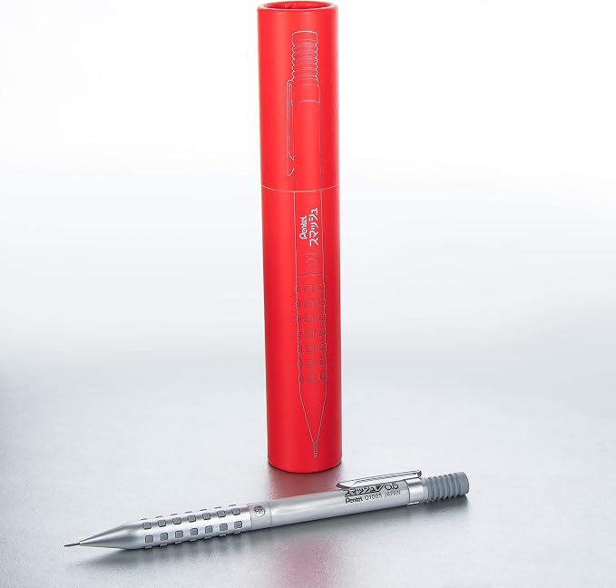 Pentel Smash Drafting Mechanical Pencil (0.5mm) - Special Edition Silver w/Tube