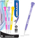 BAZIC PRODUCTS 0.7 mm Mechanical Pencils, Spinner Eraser, HB Lead, 24-Box