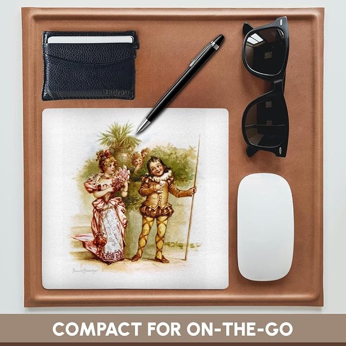 3dRose VintageChest - Shakespeare - Brundage – Twelfth Night - Mousepad (mp_125993_1)