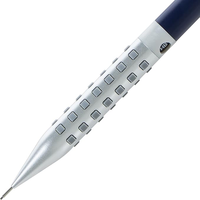 Pentel Smash Drafting Mechanical Pencil (0.5mm) - Special Edition Silver and Navy w/Tube