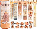 Cute Capybara Stationery Set, Kawaii School Supplies Gift for Students