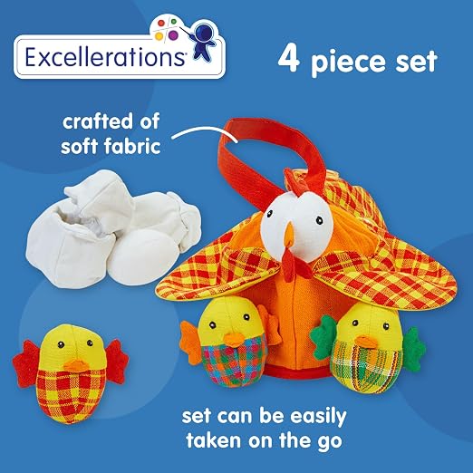 Excellerations Chicken Life Cycle Soft Play Set