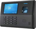 ANVIZ CX3 Fingerprint Time Clocks for Small Business Employees - No Monthly Fee No Software Required - Biometric Clock in and Out Machine - Right Out of The Box, Finger + RFID + Pin Punching