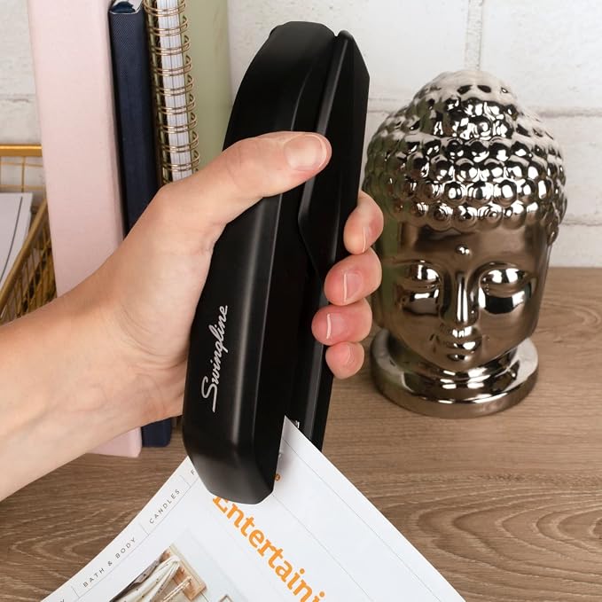 Swingline Standard Stapler, 20 Sheet Capacity, Eco Version, Jam Free, 2 Pack, Black (54501)