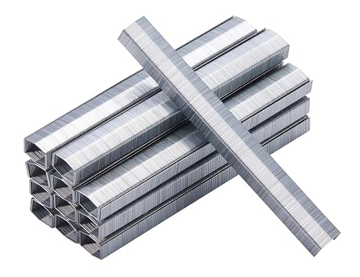 Bostitch Office B8 PowerCrown 0.25 Inch Staples, Pack of 10,000 Staples (STCRP21151/4-2), Silver