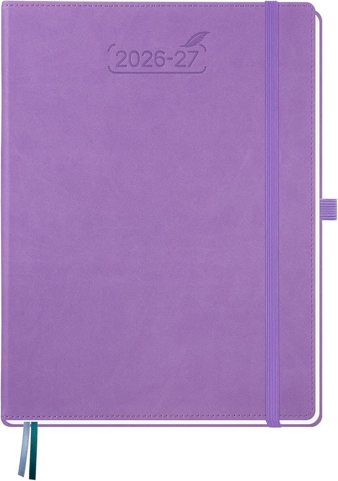 BEZEND Planner 2026-2027 Weekly and Monthly, Hourly Timeslot (8.5"x11")