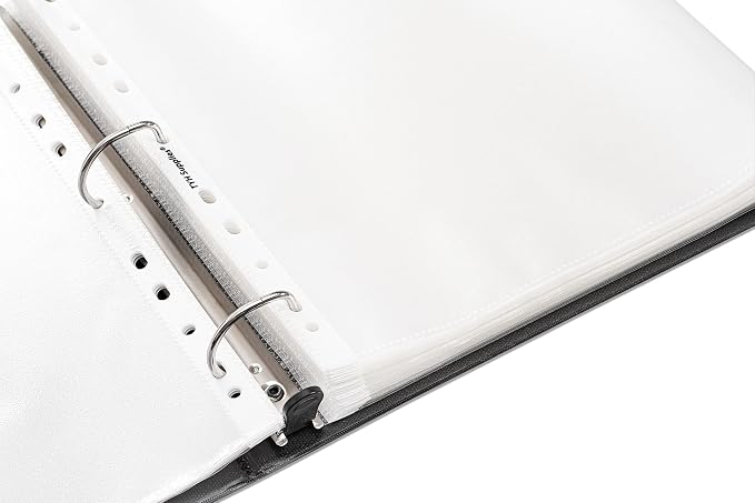 Heavy Duty Sheet Protectors 1000 Pack for 3 Ring Binder, 8.5x11 Clear Non Glare 11 Hole Punched Top Loading Plastic Page Protectors for School Office Supplies, Document Storage