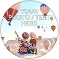 Custom Mouse Pad - Personalized with Your Photo Text Logo - Non-Slip Waterproof Gaming & Computer Desk Mat for Home Office Accessories (7.6"x8.6")