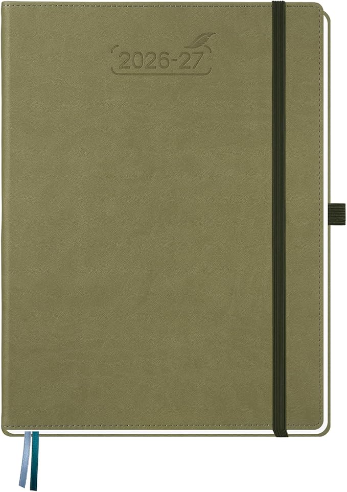 BEZEND Planner 2026-2027 Weekly and Monthly, Hourly Timeslot (8.5"x11")
