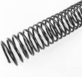 Binditek Plastic Spiral Binding Coils, 25 mm, 4:1 Pitch, Black, 50 Pack | Coil Binding Spines, 1", 215 Sheet Capacity, 48 Loops, for Letter-Size Reports, Presentations, School and Office Projects