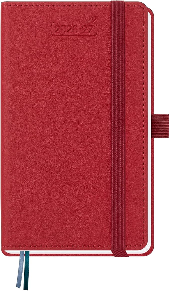 BEZEND Pocket Calendar 2026-2027, Weekly Monthly Academic Planner (3.5"x6")