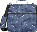 Whale Shark Binder Bag 3 Ring Zipper with Handle Shoulder Strap | for School Work Office Organizer Storage Case