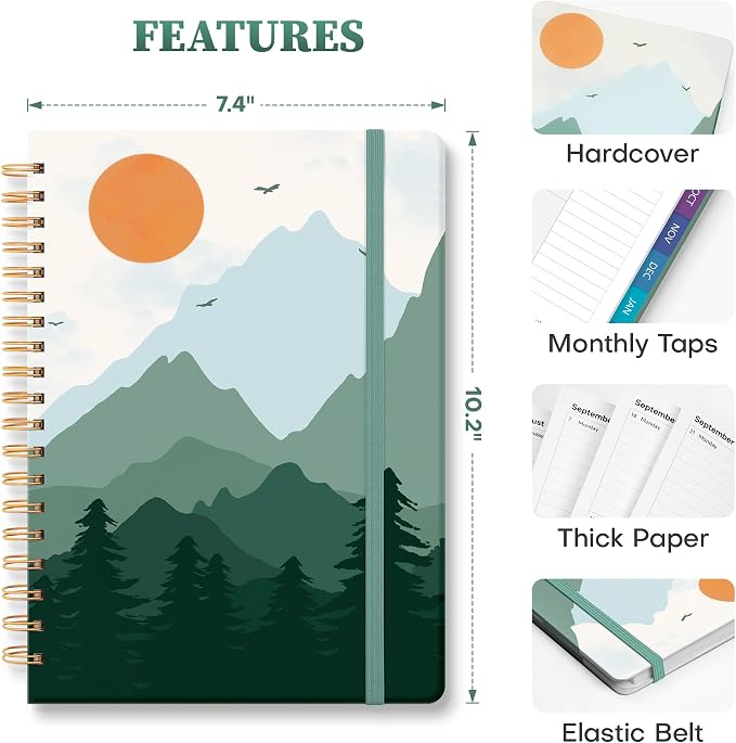 Planner 2026-2027 Weekly & Monthly Academic Planner, 7.4" x 10.2"