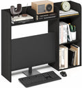 Furinno Classic Desk Shelf, 5-Shelf Desktop Hutch, Book Shelf, 3-Tier Desk Organzier, for Office Supplies, Office Desk Accessories, for Home Office, College, Dorm, Espresso